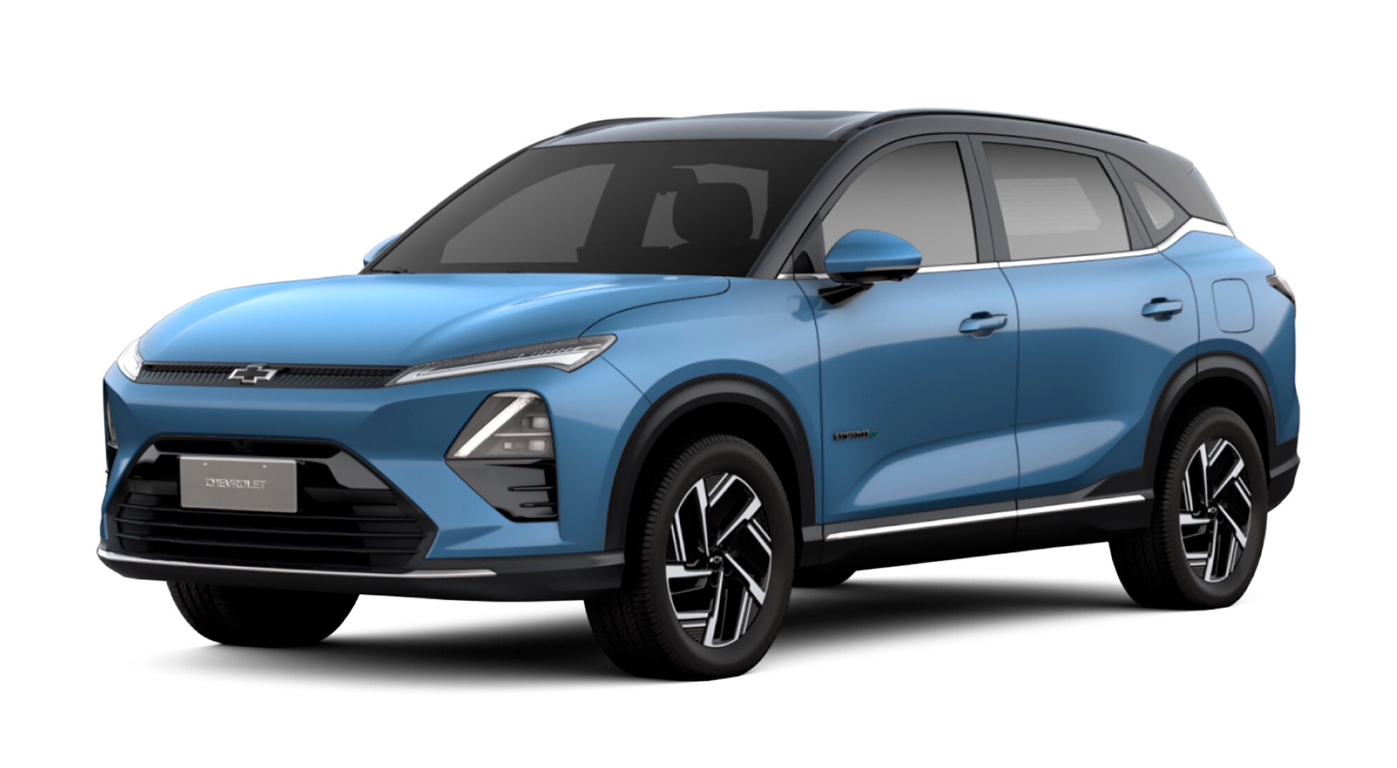 Captiva EV 2026 na cor azul búzios